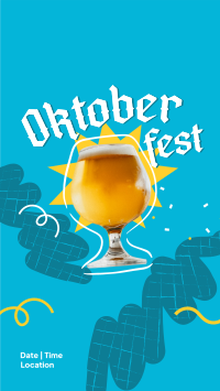 Oktoberfest Beer Festival Instagram Story Design