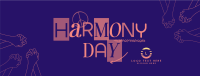 Fun Harmony Day Facebook cover Image Preview