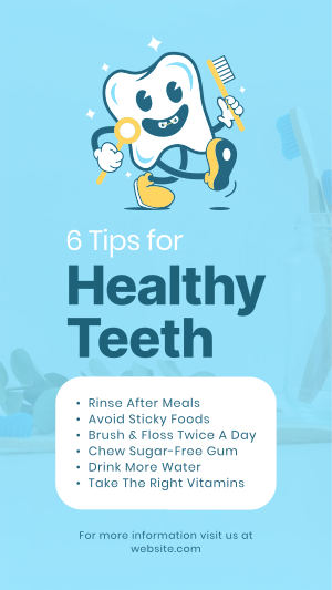 Dental Tips Instagram story
