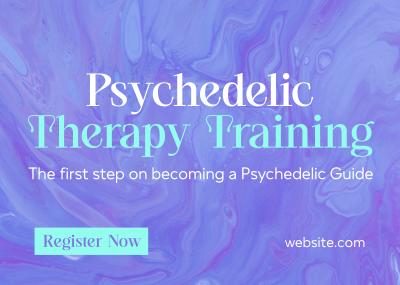 Psychedelic Therapy Training Postcard Image Preview