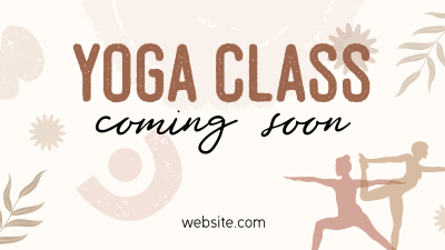Yoga Class Coming Soon Facebook event cover Image Preview