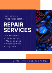 Professional PC Repair Flyer Image Preview