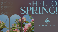 Retro Welcome Spring Animation Image Preview