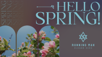 Retro Welcome Spring Animation Image Preview