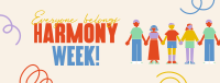 United Harmony Week Facebook cover Image Preview