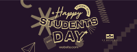 Happy Students Day Facebook cover Image Preview