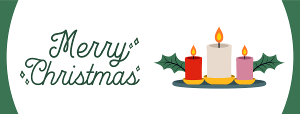 Christmas Candles Facebook Cover Design Image Preview