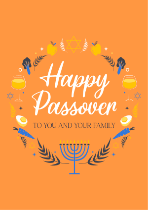 Passover Wreath Flyer Image Preview
