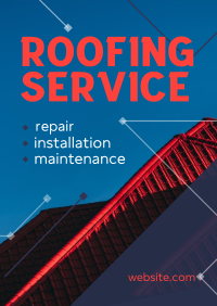 Affordable Roofing Poster Design