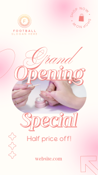 Special Grand Opening Facebook Story Design
