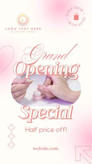 Special Grand Opening Facebook story Image Preview