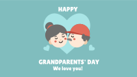 Sweet Grandparents Facebook Event Cover Design