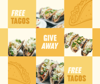 Tacos Giveaway Facebook Post Design