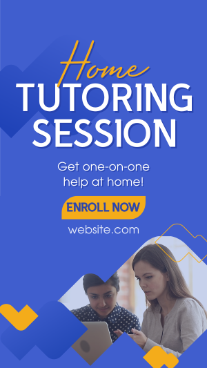 Professional Tutoring Service Facebook story Image Preview