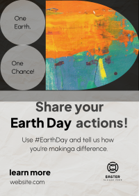 Earth Day Action Flyer Image Preview