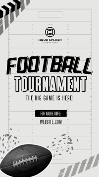 Football Sport Tournament TikTok Video Image Preview