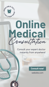 Expert Online Doctor Instagram Story Design