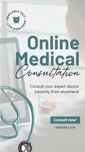 Expert Online Doctor Instagram story Image Preview