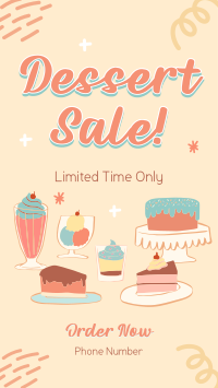 Discounted Desserts Instagram story Image Preview