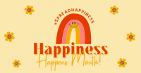 Spread Happiness Facebook Ad Design