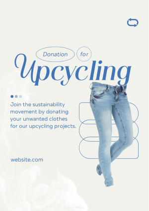 Fashion Upcycling Drive Poster Image Preview