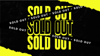 Grunge Sold Out Facebook event cover Image Preview