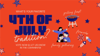 Quirky 4th of July Traditions Facebook event cover Image Preview