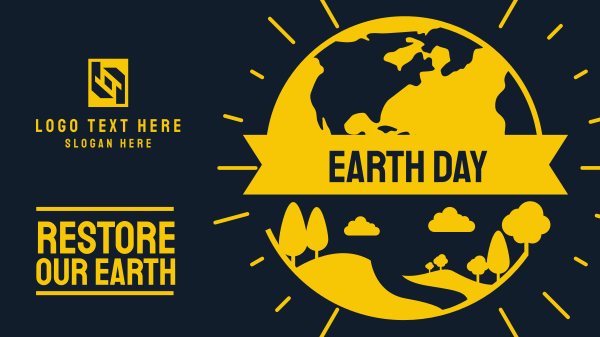 Earth Day Facebook Event Cover Design Image Preview