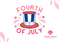 Celebration of 4th of July Postcard Image Preview