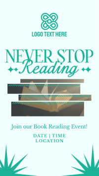 Book Reading Event TikTok video Image Preview