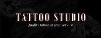 Amazing Tattoo Facebook cover Image Preview