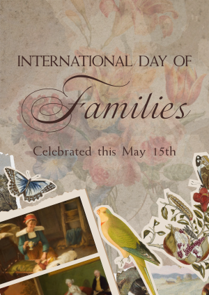 Renaissance Collage Day of Families Poster Image Preview