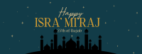 Isra' Mi'raj Spiritual Night Facebook Cover Design