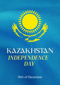 Kazakhstan Independence Day Poster Design