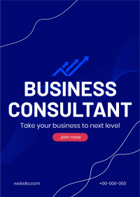 Business Consultant Services Poster Design