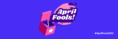 April Fools Surprise Twitter header (cover) Image Preview