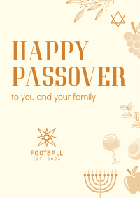 Happy Passover Flyer Design