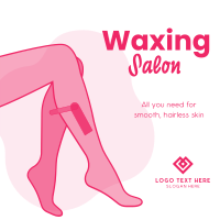Waxing Salon Instagram Post Design