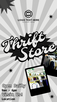 Daily Thrift Store Facebook Story Design