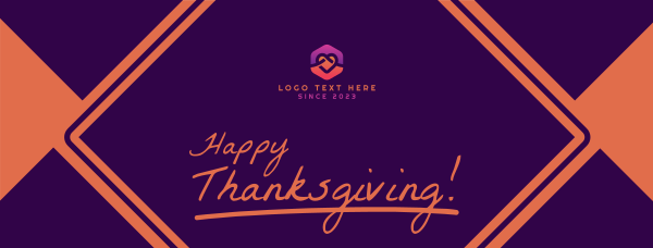 Happy Thanksgiving Facebook Cover Design Image Preview