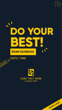 Break A Leg Exam Sched Instagram story Image Preview