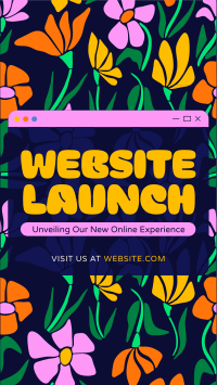 Floral Website Launch YouTube Short Preview