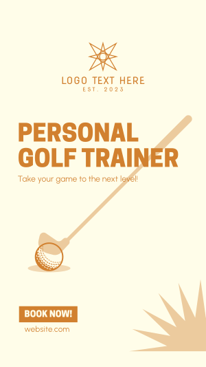 Golf Training Instagram story Image Preview
