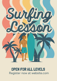 Surfing Lesson Poster Image Preview