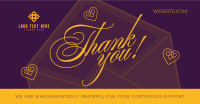 Elegant Thank You Facebook Ad Preview