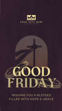 Good Friday Greeting TikTok video Image Preview
