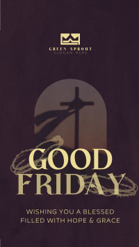 Good Friday Greeting TikTok Video Image Preview