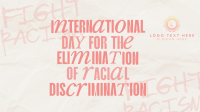 Stop Racial Discrimination Animation Image Preview