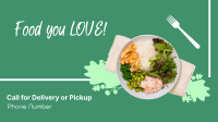 Tasty Lunch Delivery Facebook Event Cover Image Preview