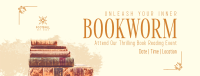 Rustic Book Day Facebook Cover Image Preview